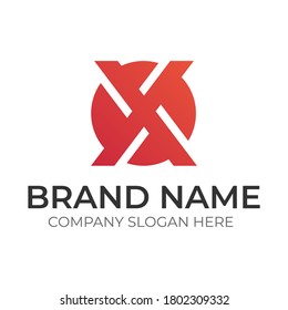 Vorlage für X-Buchstaben-Logo, Vektordesign