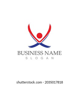 X Letter Logo Template vector icon illustration design
