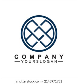 X Letter Logo Template vector icon illustration design