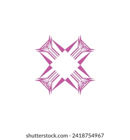 X Letter Logo Template vector