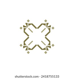 Vorlage für X-Buchstaben-Logos