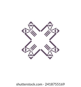 X Letter Logo Template vector