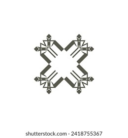 X Letter Logo Template vector