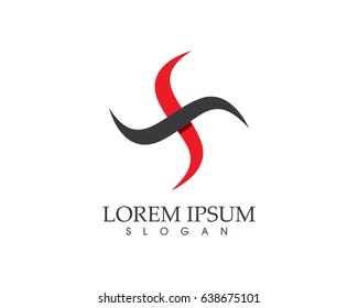 X Letter Logo Template vector icon design
