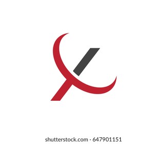 X Letter Logo Template vector icon design