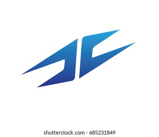 X Letter Logo Template vector icon design
