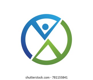 X Letter Logo Template vector icon design
