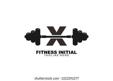  X Letter logo template for your branding.