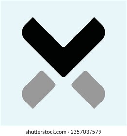 x letter logo vector design. Eps