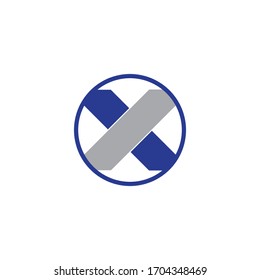 X Letter Logo vector icon illustration template design business company