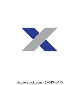 X Letter Logo vector icon illustration template design business company