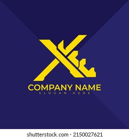 X letter logo vector illustration design