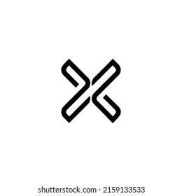 x letter logo vector illustration