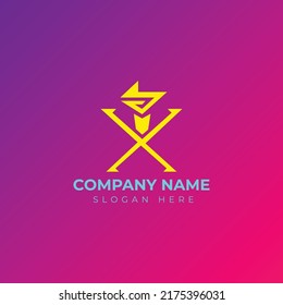 X letter logo vector illustration design