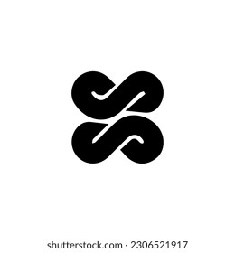 x letter logo vector illustration