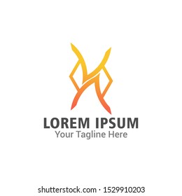X letter logo vector. modern monogram symbol, logo design concept