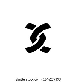 x letter logo vector modern graphic template