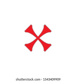 X letter logo vector template icon