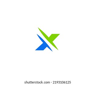 X Letter Logo Vector Template Abstract Monogram Symbol