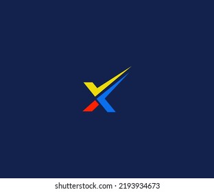 X Letter Logo Vector Template Abstract Monogram Symbol
