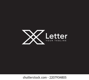 X Letter Logo Vector Template Abstract Monogram Symbol