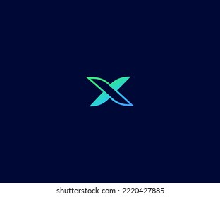 X Letter Logo Vector Template Abstract Monogram Symbol. Usable for Business sport, technology, fashion, digital And future creative logo