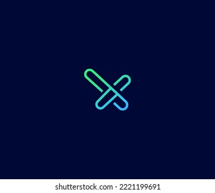 X Letter Logo Vector Template Abstract Monogram Symbol. Usable for Business sport, technology, fashion, digital And future creative logo