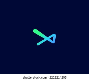 X Letter Logo Vector Template Abstract Monogram Symbol  Usable for Business sport  technology  fashion  digital And future creative logo