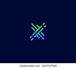 X Letter Logo Vector Template Abstract Monogram Symbol. Usable for Business sport, technology, fashion, digital And future creative logo