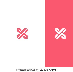 X Letter Logo Vector Template Abstract Monogram Symbol 