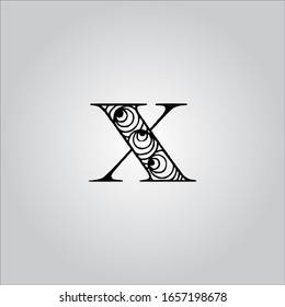 X letter logo with white background.X letter icon.Nice letter design.