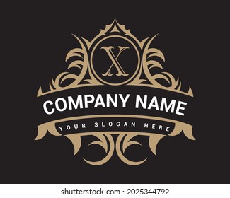 X Letter Logo,X luxury monogram logo,Jewelry,Royalty
