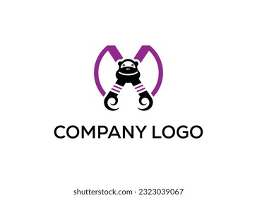 X letter Modern abstract Creative digital animal logo. vector illustration logo. modern style Awesome logo in shape a template Mode flat.