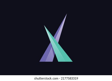X letter modern icon vector Vector illustration can be used for web and mobile graphic design, logo, eps10