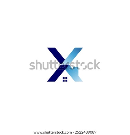 X Letter Real Estate Logo, Construction Architecture Building Logo Design for building modern brand
