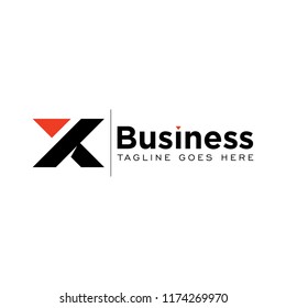 x letter symbol simple alphabet business consulting  logo icon vector template