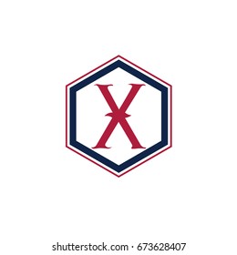 X letter vector design icon. X logo.