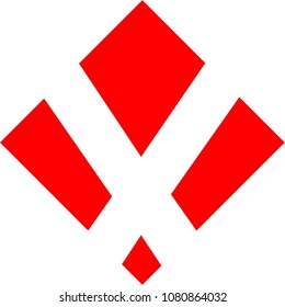 x letter vector logo