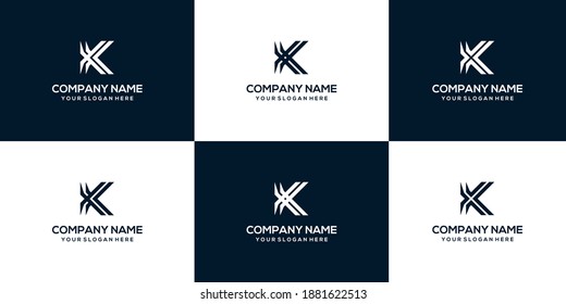 x letter vector logo abstract template
