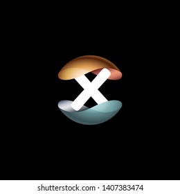 X LETTER VECTOR LOGO APHABET ICON