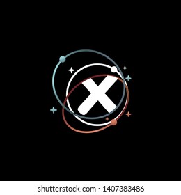 X LETTER VECTOR LOGO APHABET ICON