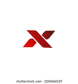 X Letter vector logo design. Creative logotype icon symbol.