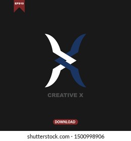 X Letter vector Logo Template Illustration Design Template. Vector EPS 10.