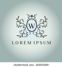 X letter vector logo template (sign, symbol, emblem, ornament)