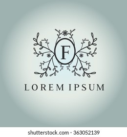 X letter vector logo template (sign, symbol, emblem, ornament)