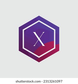 X logo Colorful Vector Design. Icon Concept. Abstract modern