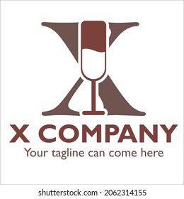 Diseño del logotipo X en el tema de citas