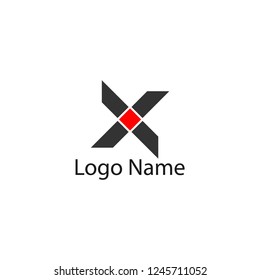 X logo design template elements,Elegant letter,brand name,logo illustration template.vector logo