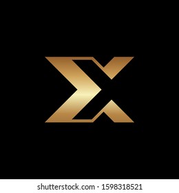 X Logo Design Template. X Icon Product Label And Logo Graphic Template. Isolated Vector Illustration