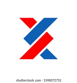 X Logo Design Template. X Icon Product Label And Logo Graphic Template. Isolated Vector Illustration